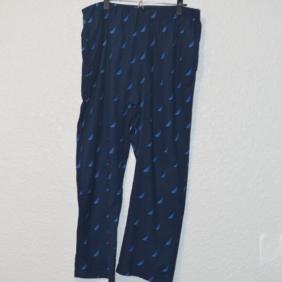 Mens Nautica Blue Sleepwear Pants Size L (100% polyester) - Picture 1 of 3
